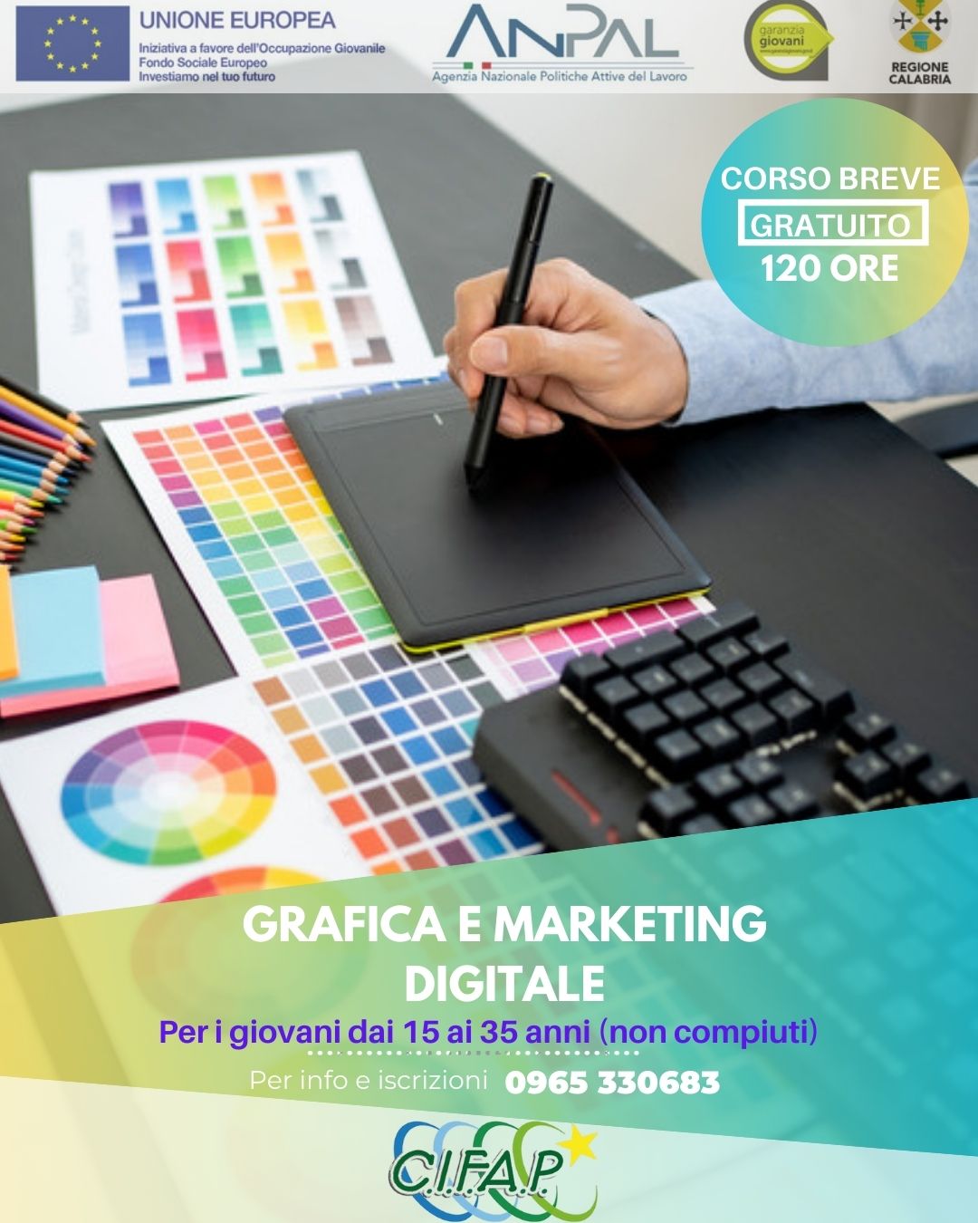 LOCANDINA GRAFICA E MARKETING DIGITALE