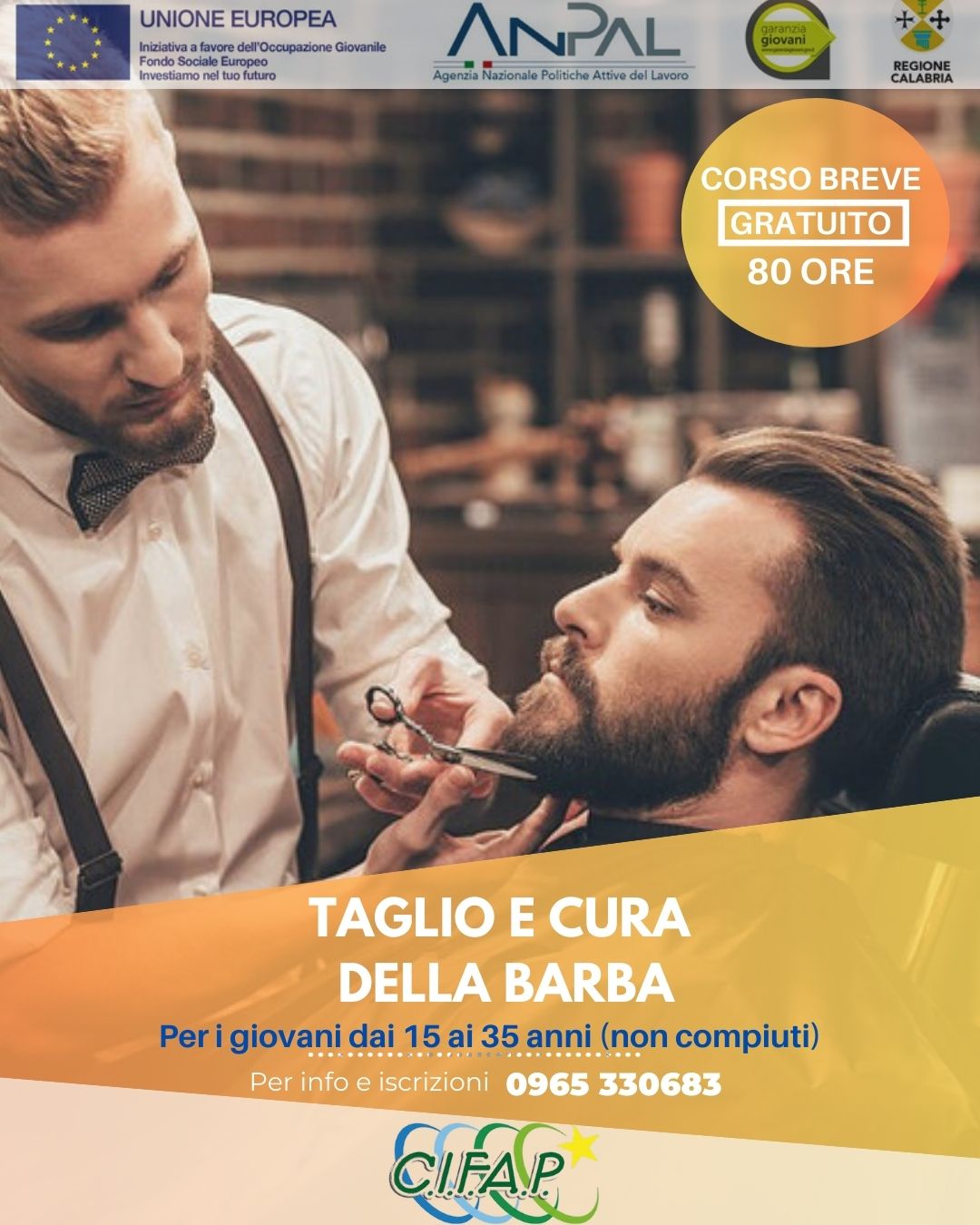 LOCANDINA TAGLIO E CURA DELLA BARBA